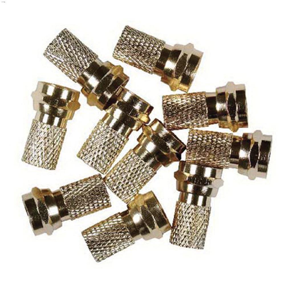 Brass Twist-On Connector-10/Pack