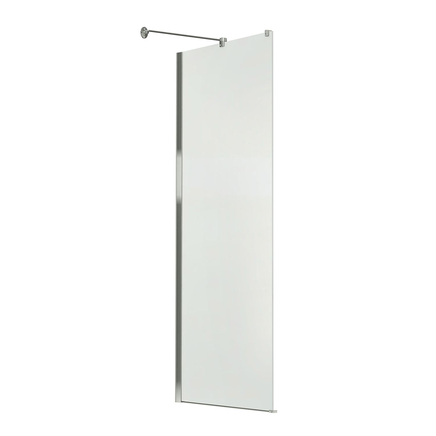 32" x 71-1/2" Chrome Clear Return Panel
