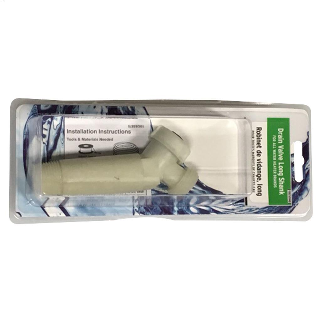3/4" NPT x 2-1/2" White Water Heater Drain Valve