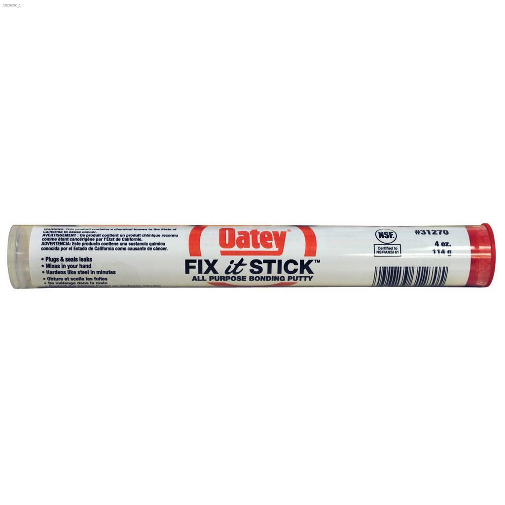 Fix-It 4 oz Tube White/Beige Stick Epoxy Putty