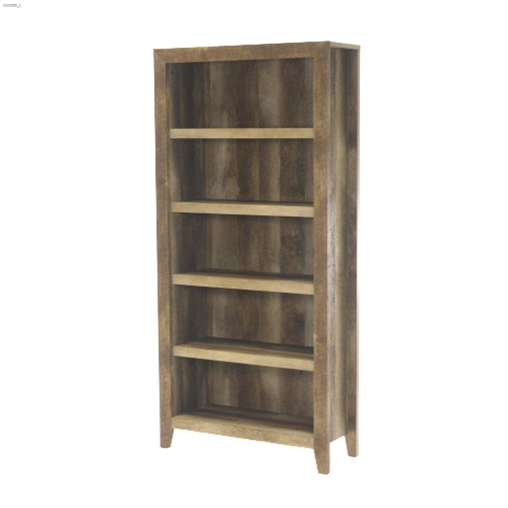 Dakota Pass 33-3/4" Craftsman Oak 5-Shelf Bookcase