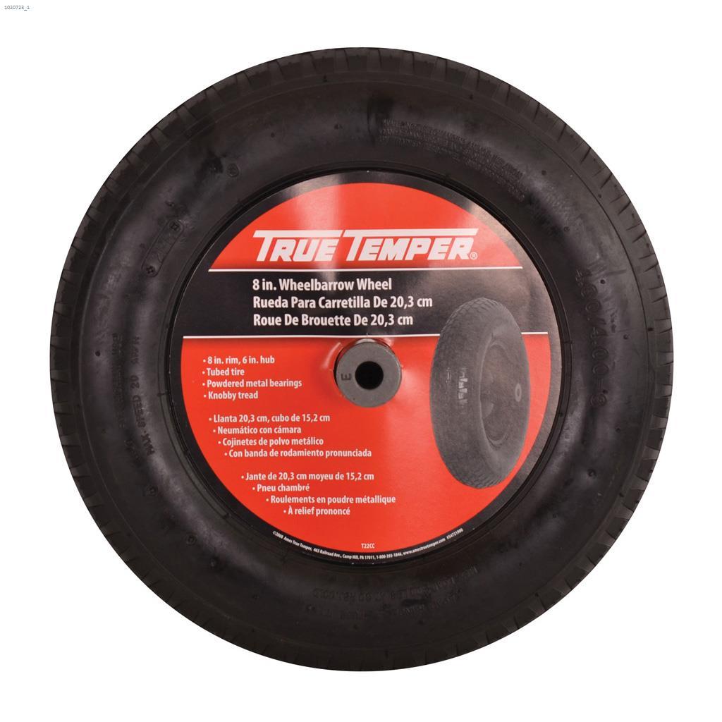 16" Baked Enamel Replacement Wheelbarrow Tire Kit