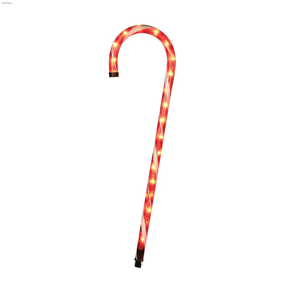 Incandescent Red/White Candy Cane Path Marker