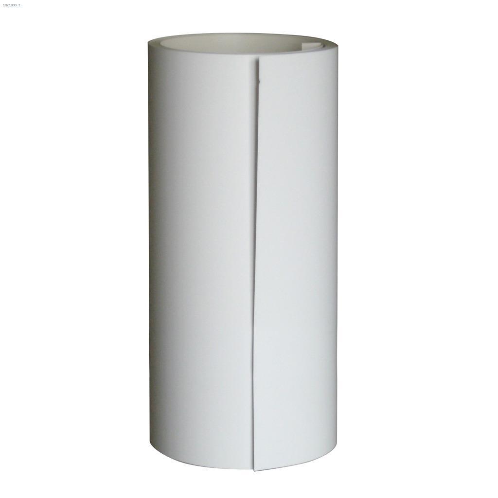 24" x 98' 1/2" Aluminum Bright White Flat Stock