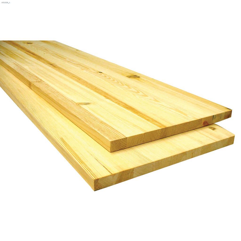 3/4 x 16 x 96" Pine Grade A Square Edge Laminate Board
