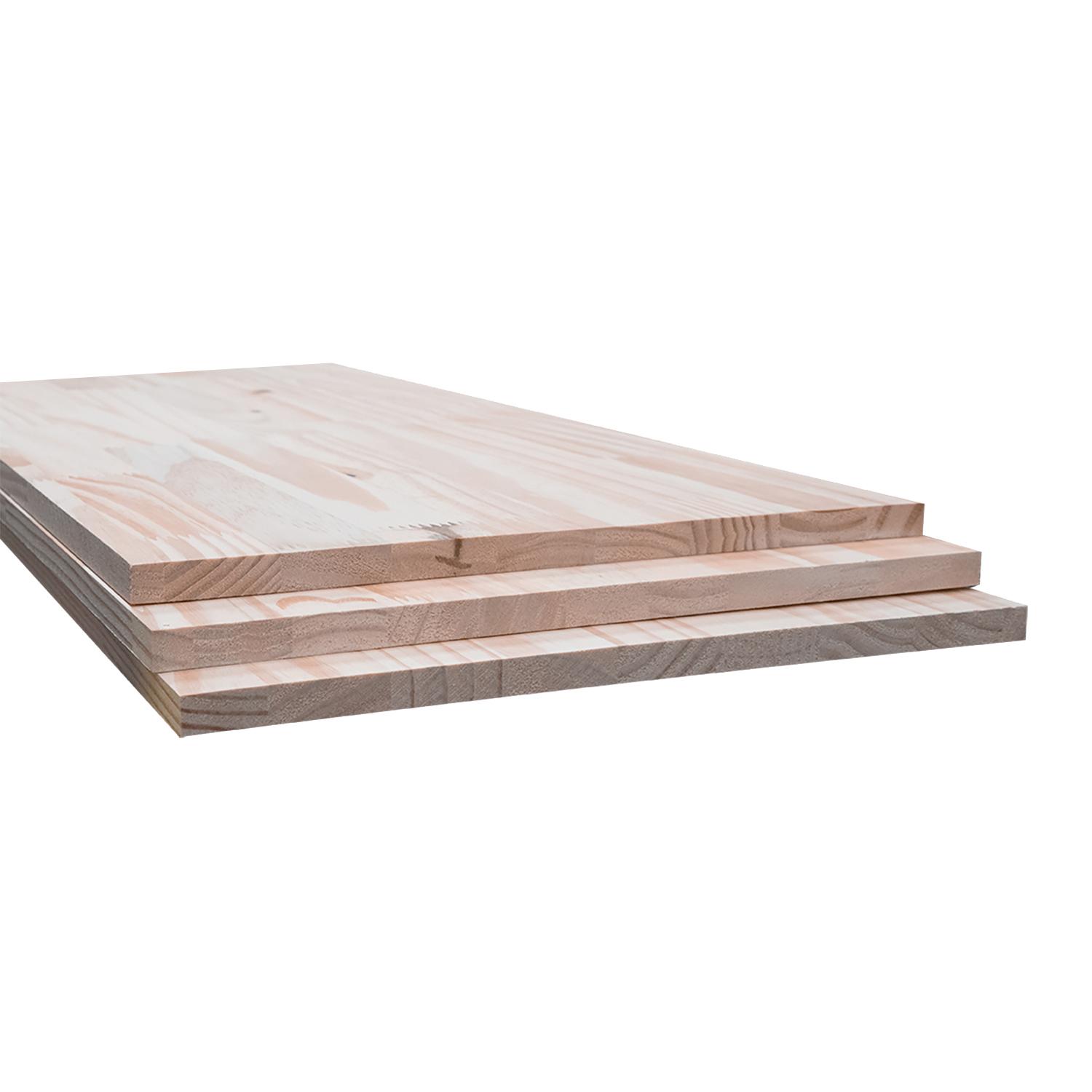 3/4 x 20 x 48" Pine Grade A Square Edge Laminate Board