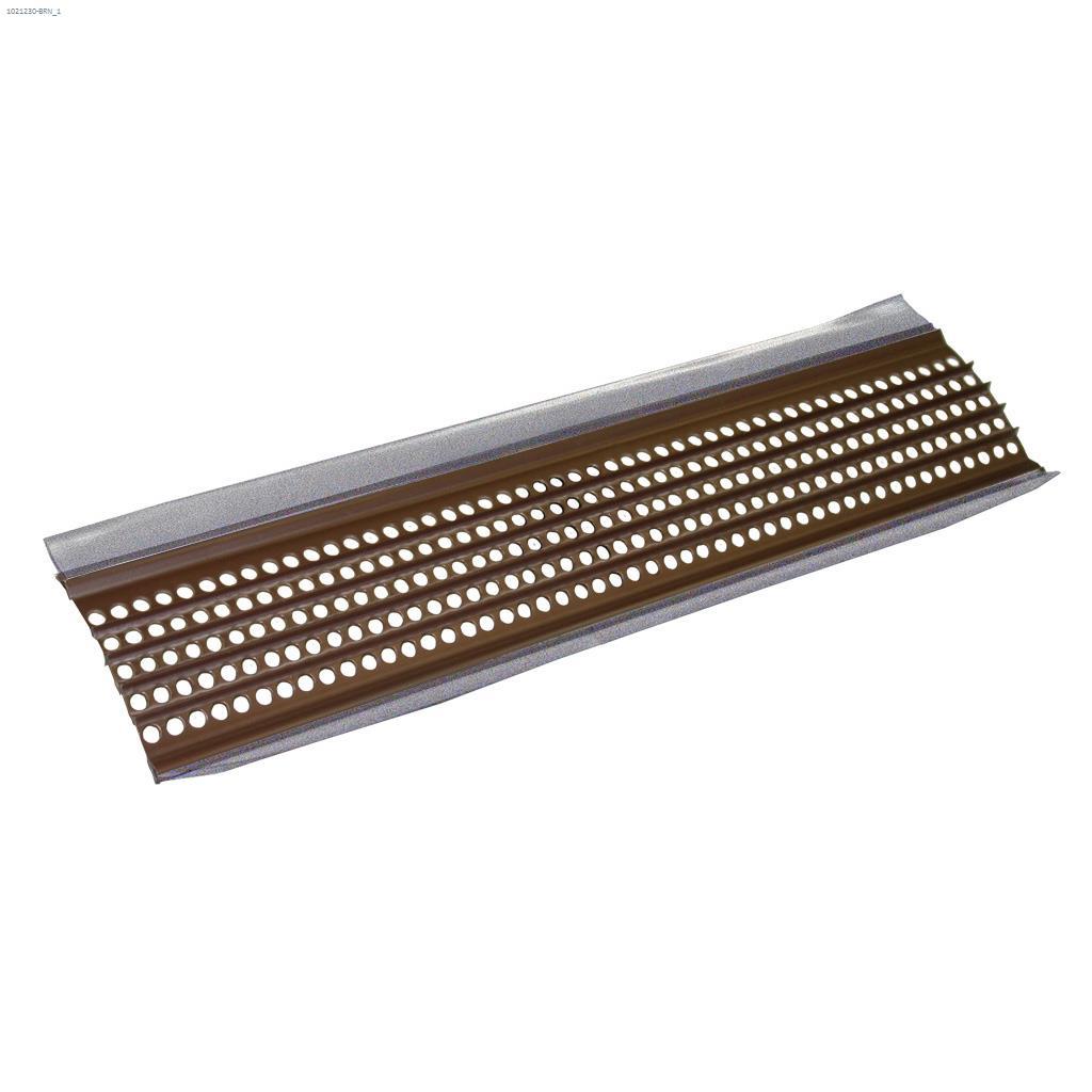 6' Brown PVC Leaf Guard Plus