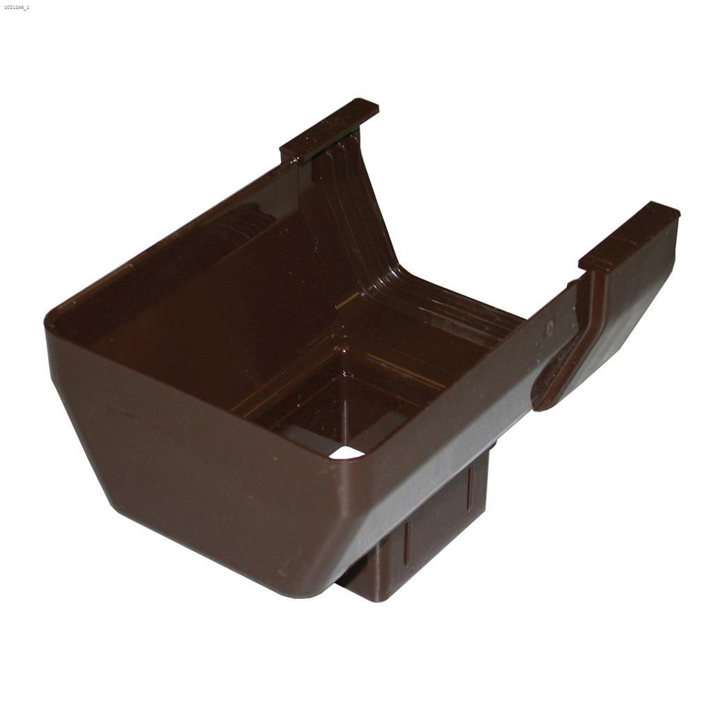 PVC Gutter End With Outlet