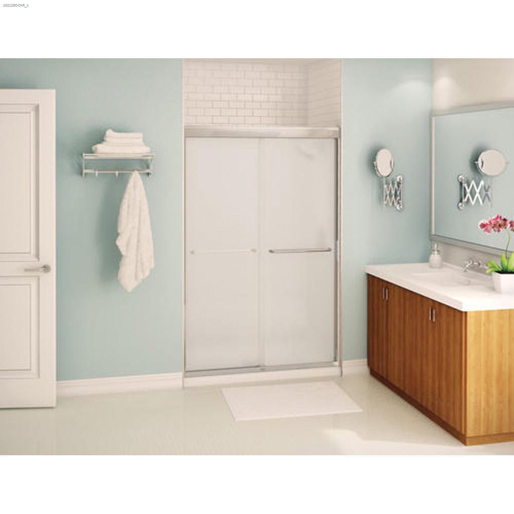 43 - 47" x 71" Chrome Mistelite Sliding Shower Door