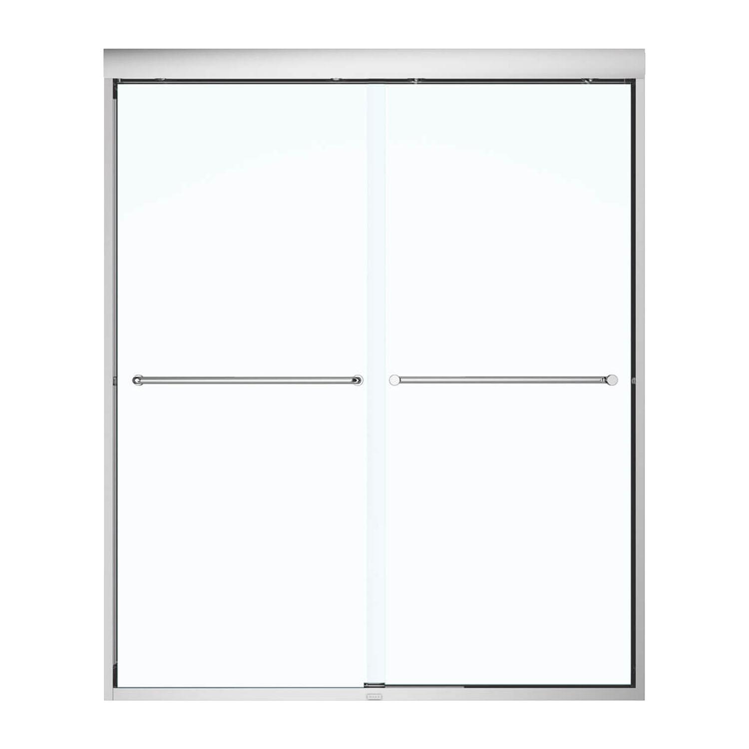 55-59" x 71" x 6 mm Clear Sliding Shower Door