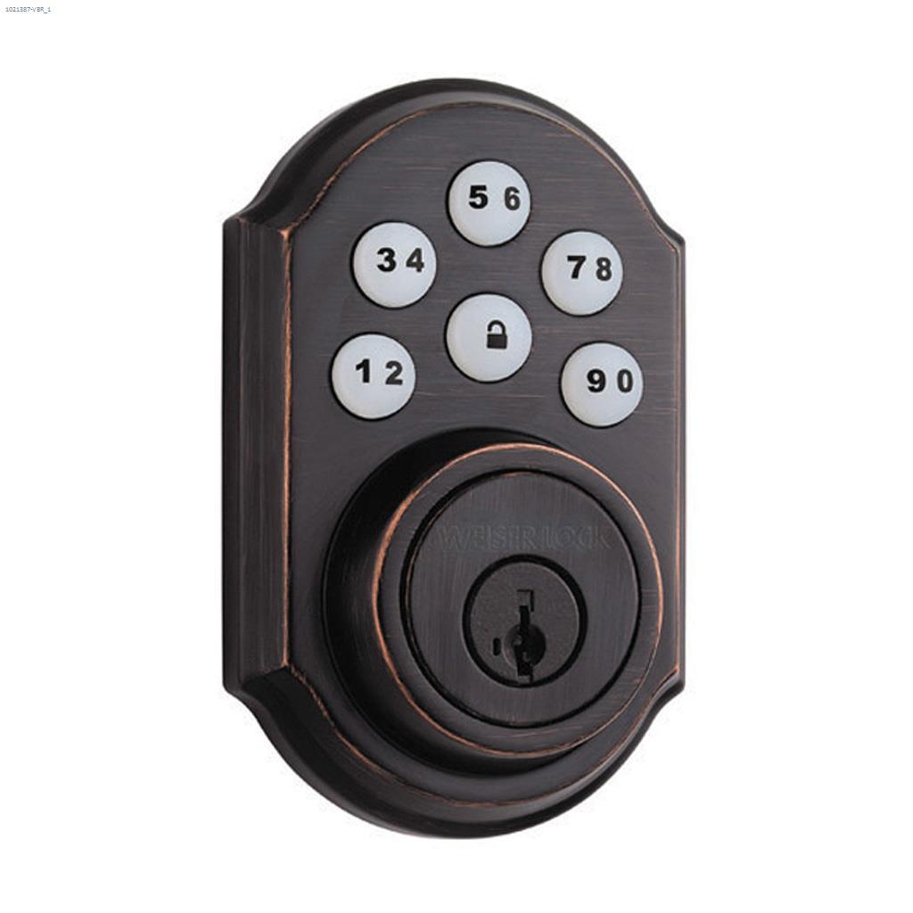SmartCode Electronic Deadbolt Venetian Bronze