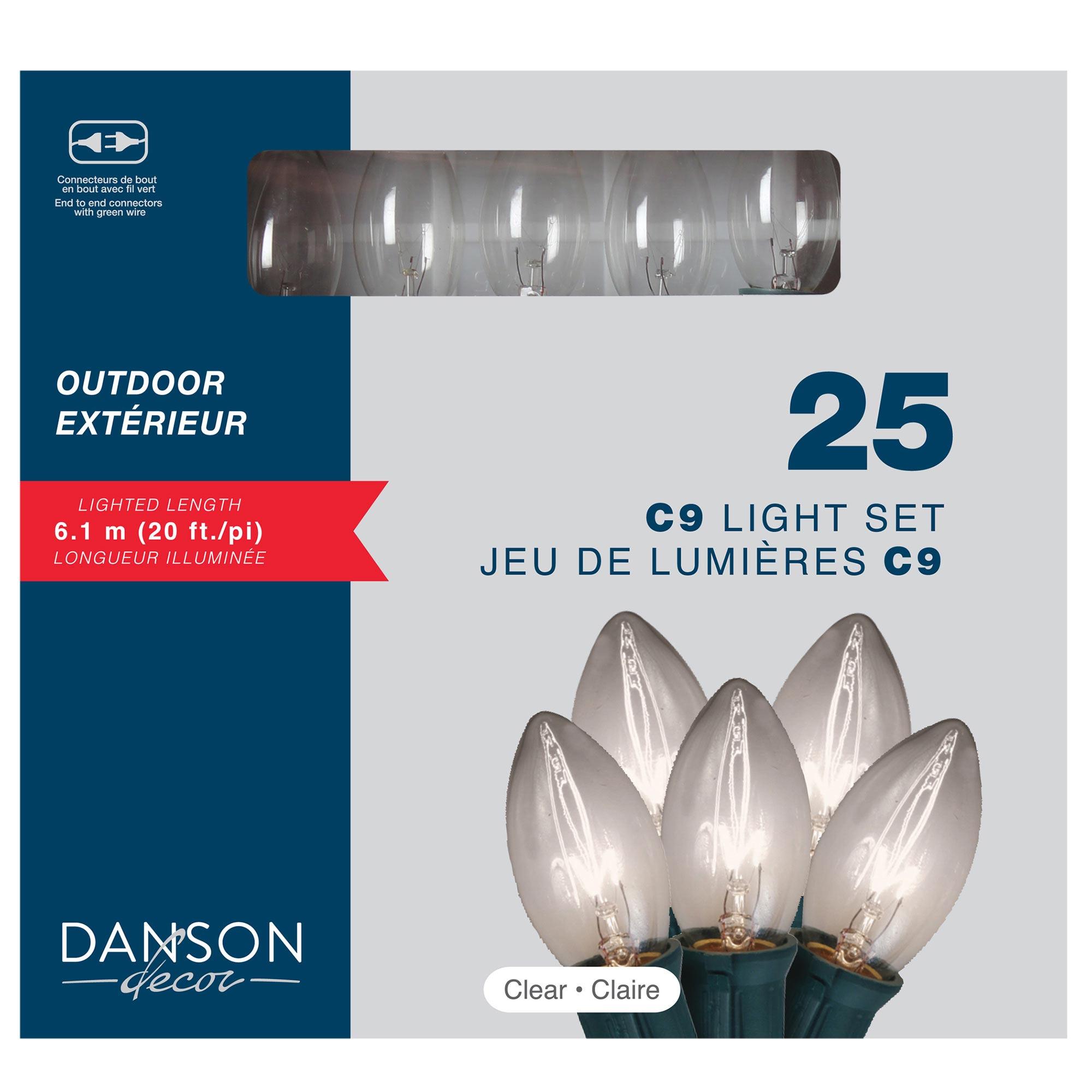 Ensemble de lumières à DEL 25  C 9