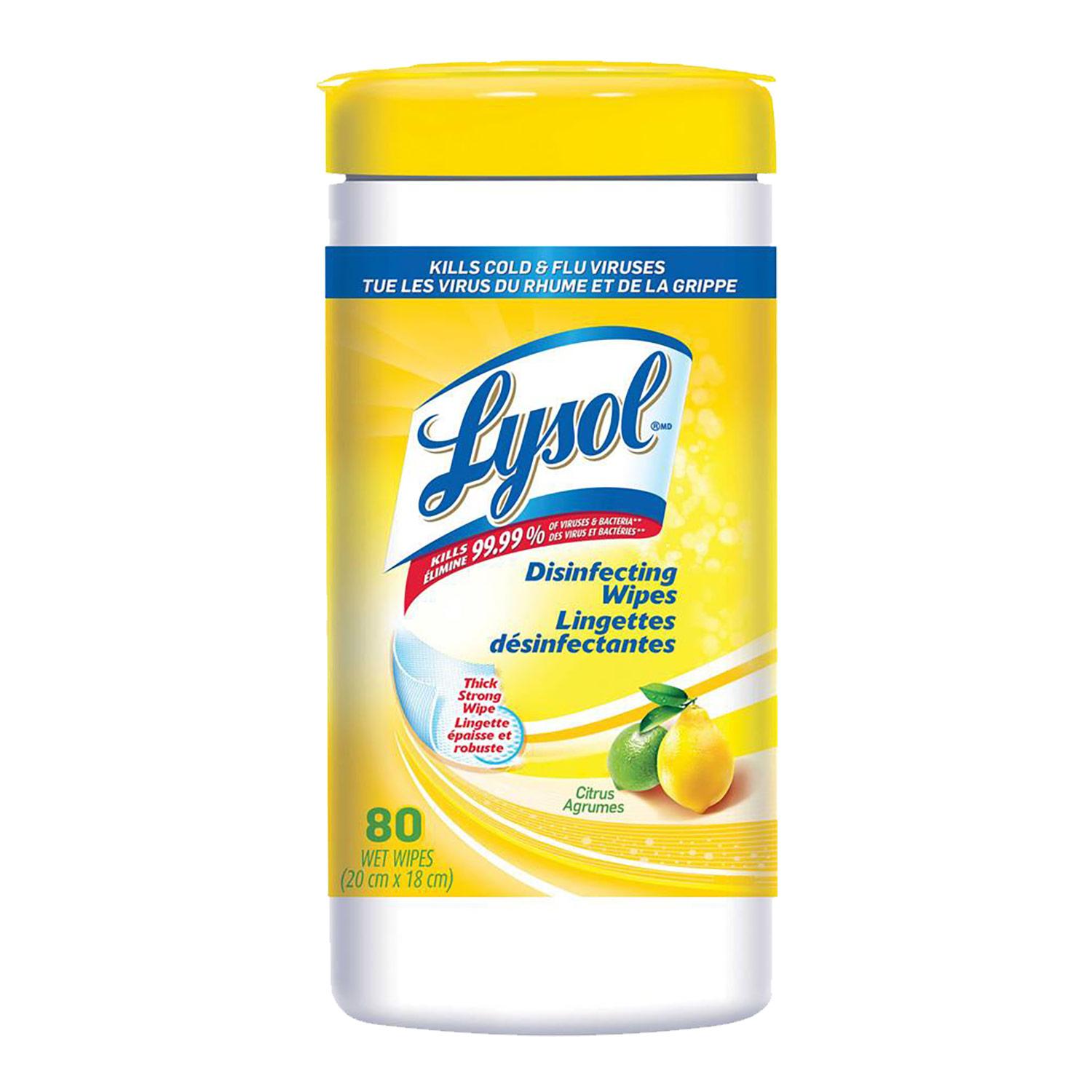 Lysol 80 Sheet Disinfectant Wipes