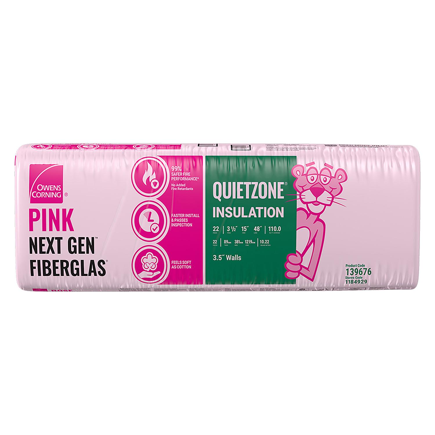 Owens Corning QuietZone WS 48" x 15" x 3-1/2"-110 Sqft