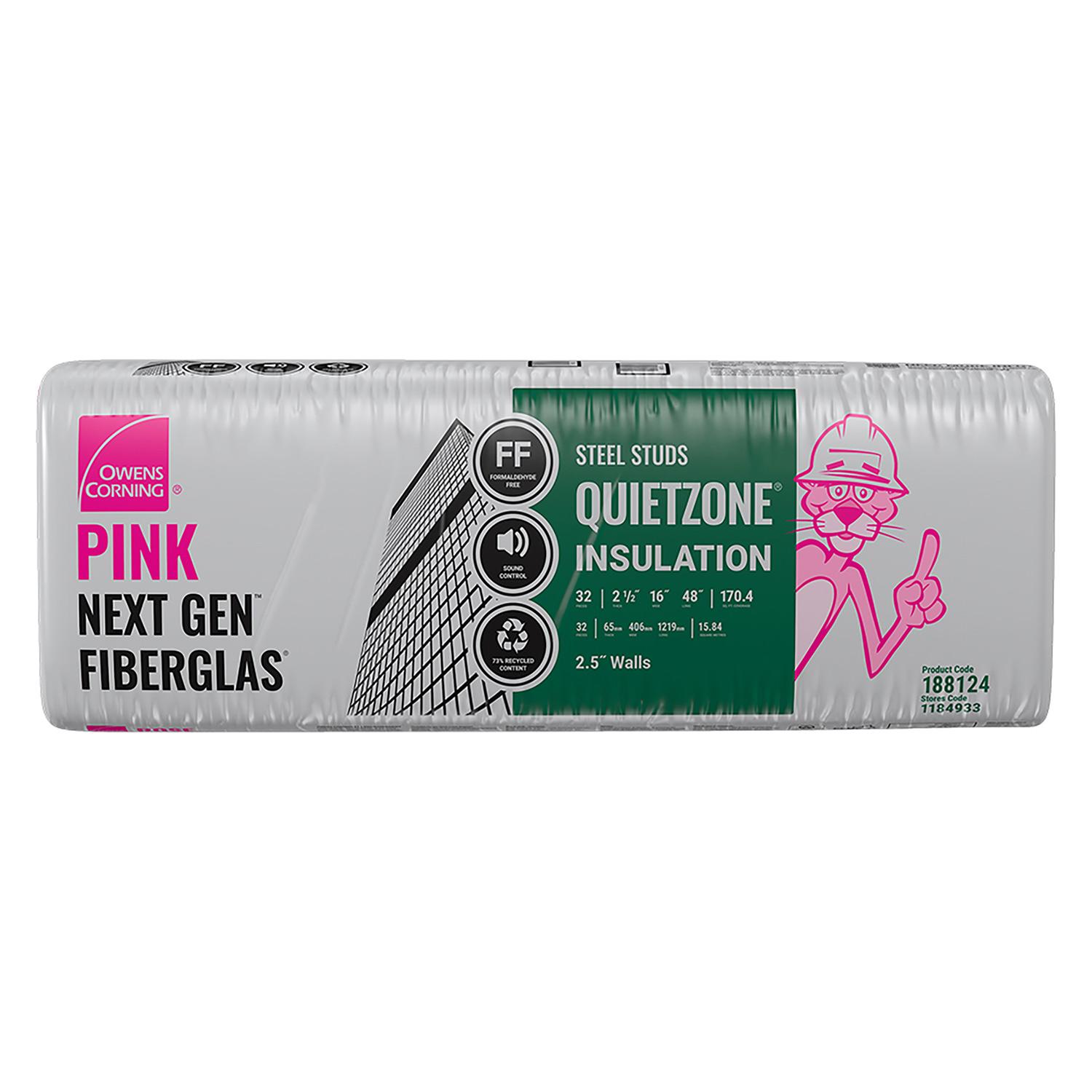 Owens Corning QuietZone SS 48" x 16" x 2-1/2"-170.7 Sqft