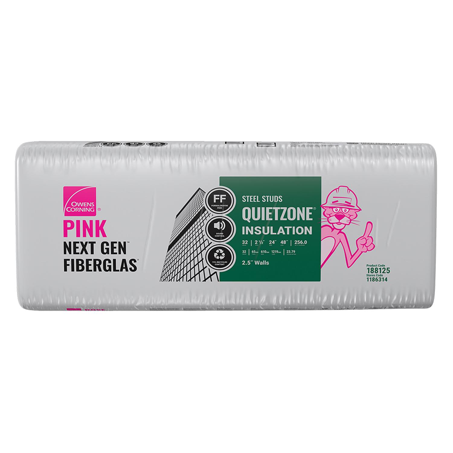 Owens Corning QuietZone SS 48" x 24" x 2-1/2"-256 Sqft