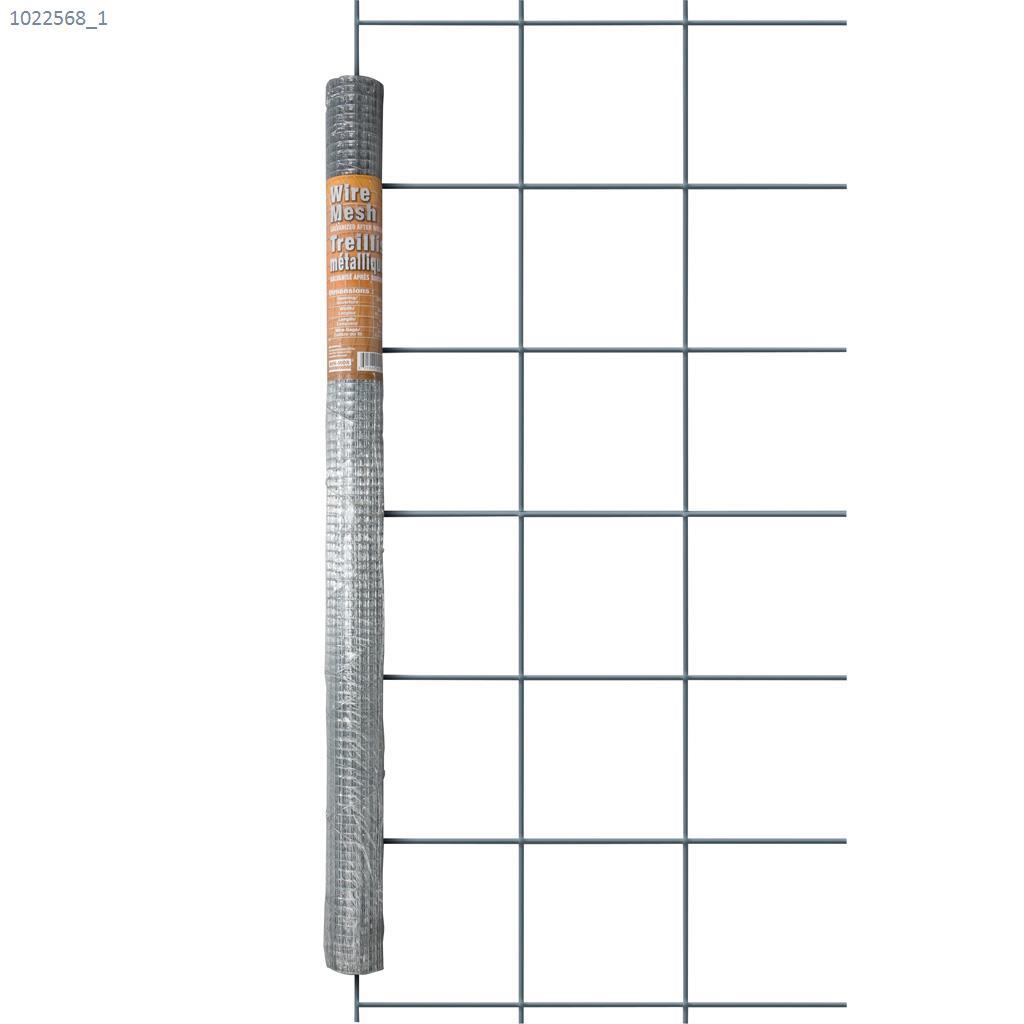 1/2" x 36" x 50' Hot Dipped Galvanized Wire Mesh