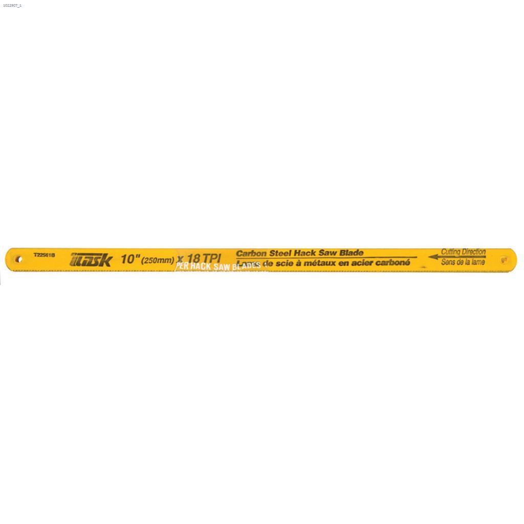 10" 18 TPI Carbon Steel Hacksaw Blade-Bulk