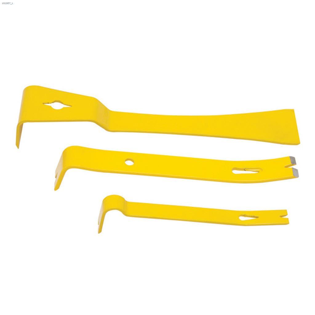 9" 7-1/2" 5" x 1-1/2" 3-Piece Pry Bar Set
