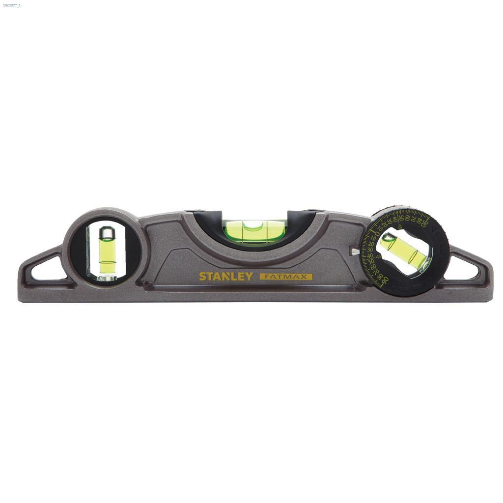FatMax 9" Silver/Yellow 3 Vial Cast Torpedo Level
