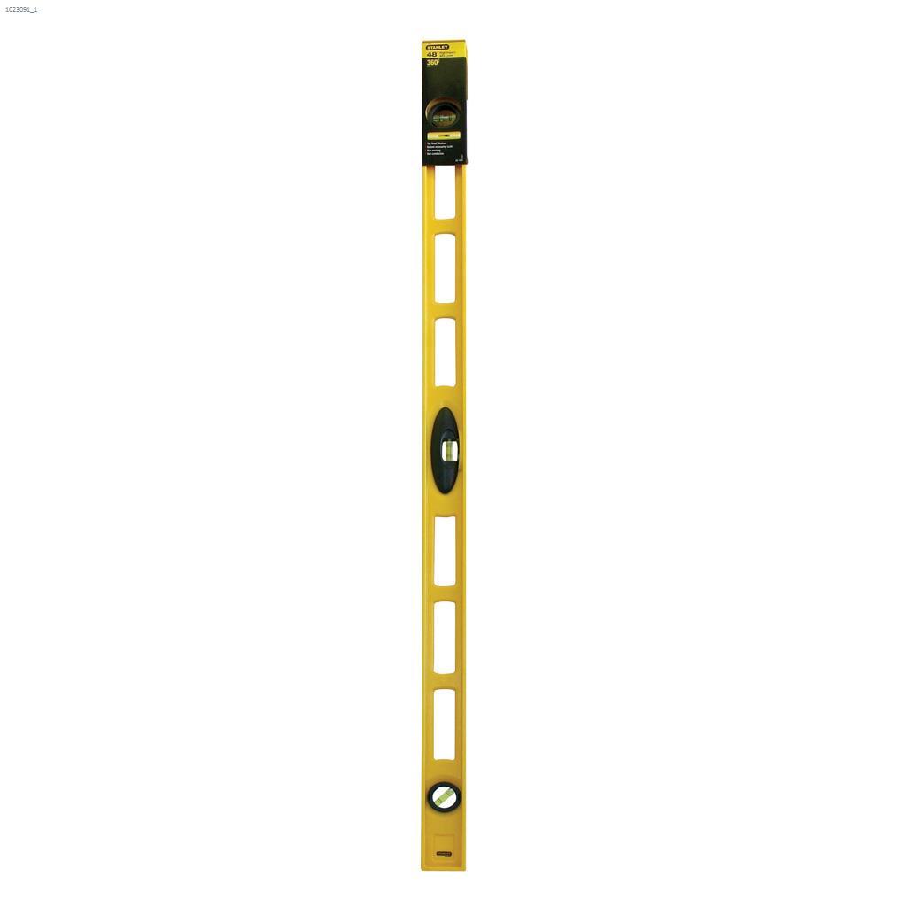 48" Yellow 3 Vial High Impact I-Beam Level