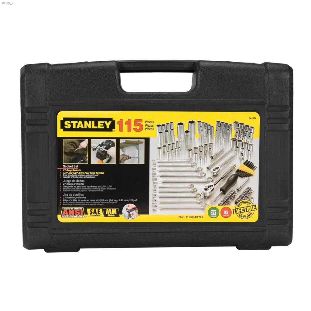 123-Piece 1/4" & 3/8" Drive Mechanic's Tool Set