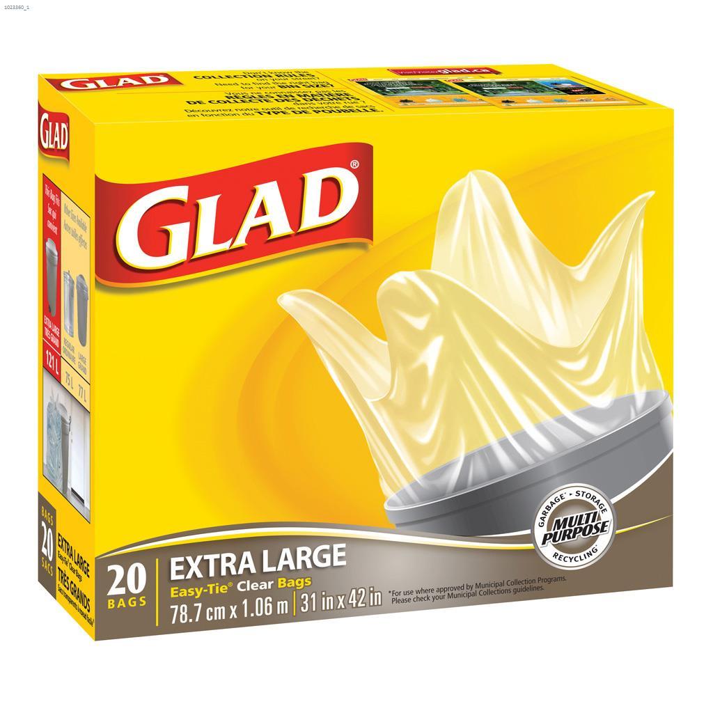 Clear Extra Large Garbage Bag-20/Pack