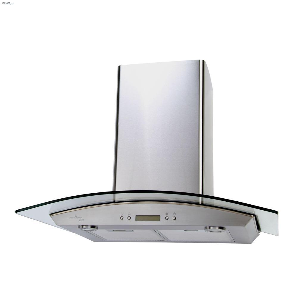 450 CFM Chimney Range Hood Stainless Steel & Glass