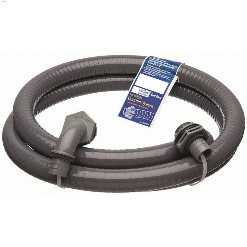 Carlon 1/2" x 6' PVC Liquidtight Flexible Conduit