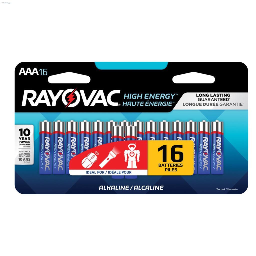 Rayovac AAA Batteries (16 Pack)