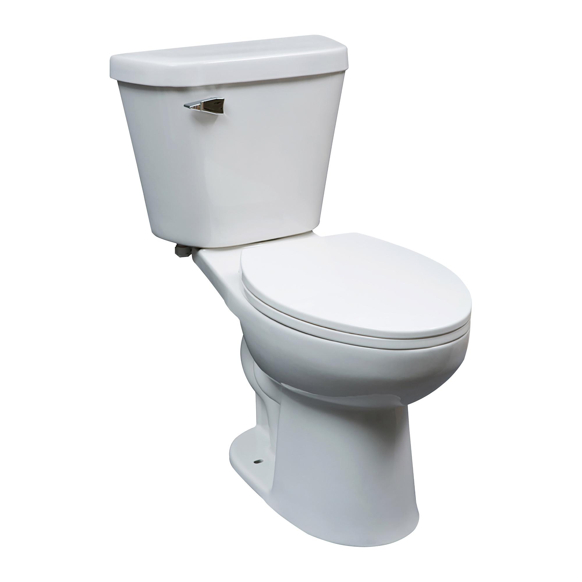 Chicago 6 L White 1.6 GPF Elongated Front 2-Piece Toilet