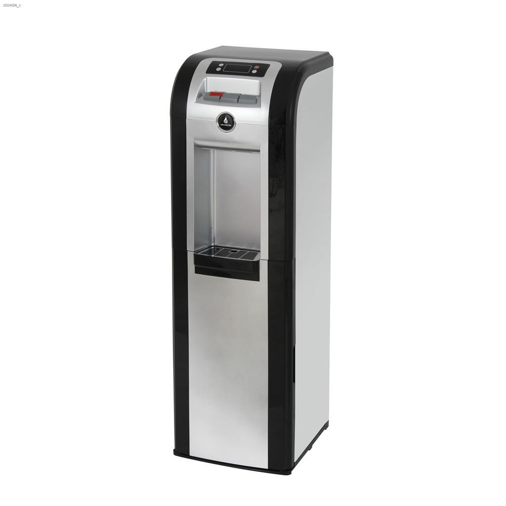 Black Bottom Load Tri-Temperature Water Dispenser