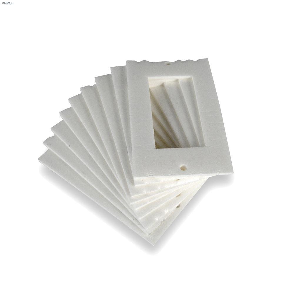 2-1/2" White Electric Outlet & Switch Insulators-10/Pack
