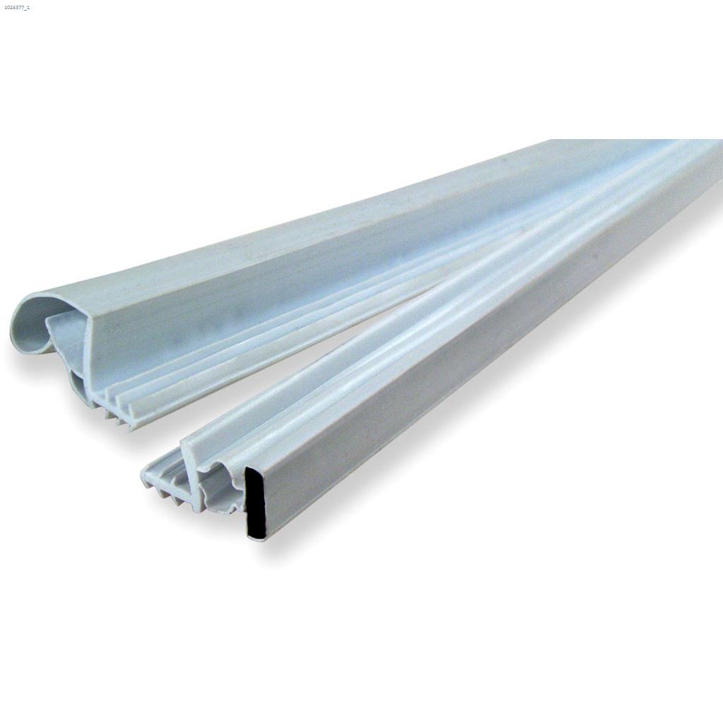 81" + 37" Elastomer White Magnetic Door Jamb
