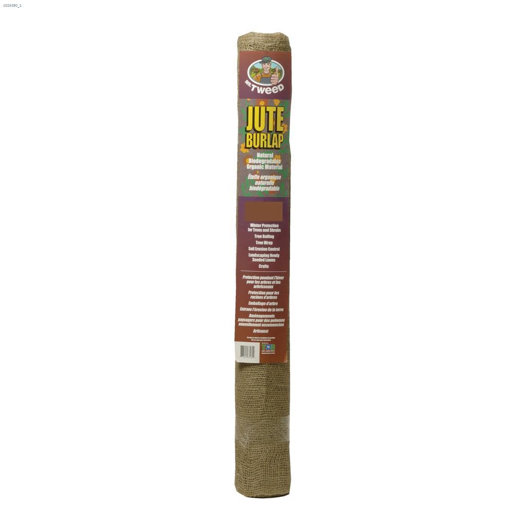 3' x 24' Natural Jute Fibers Burlap