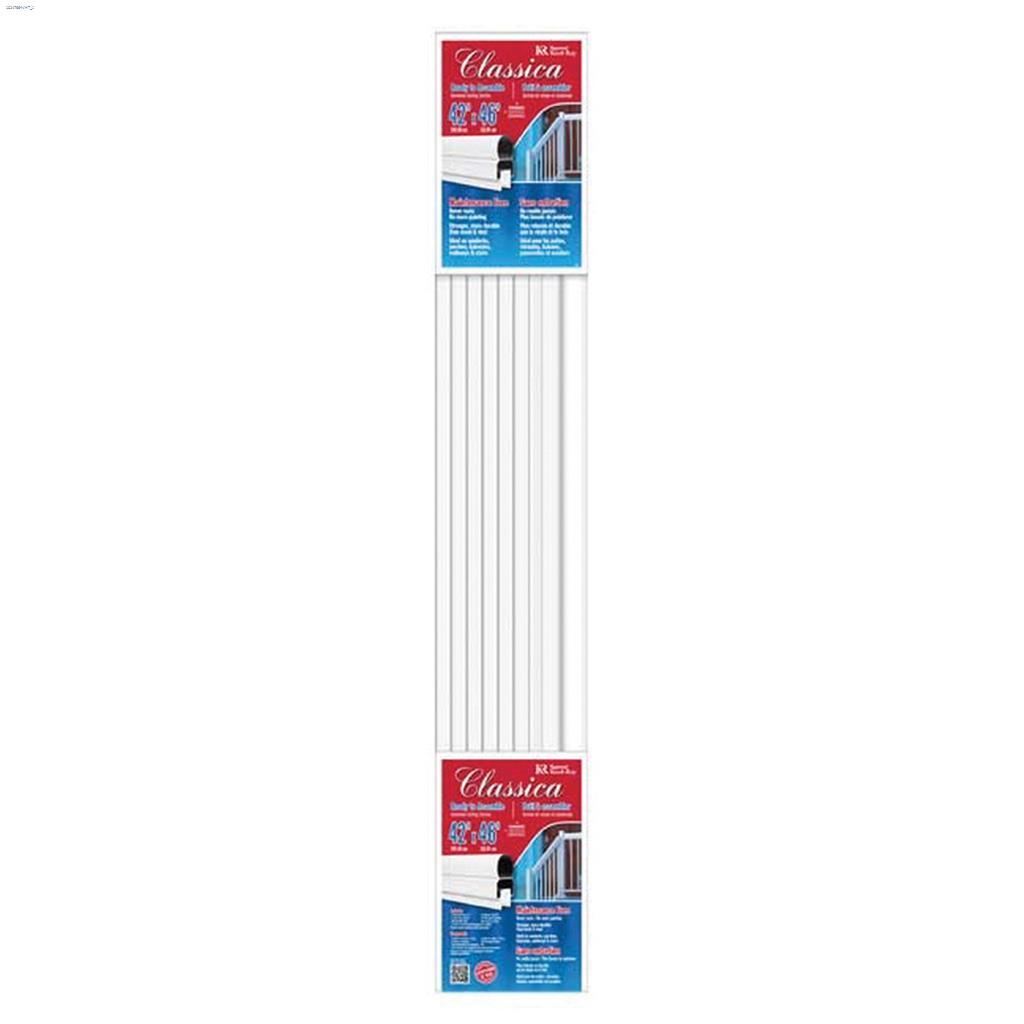 Classica Aluminum Straight Railing 42" x 46" White
