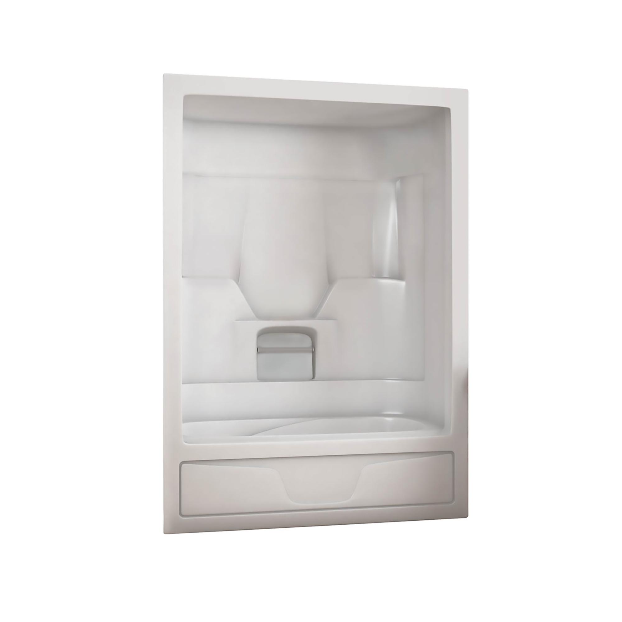 Aspen 3-Piece Left Hand Microjets Tub Shower