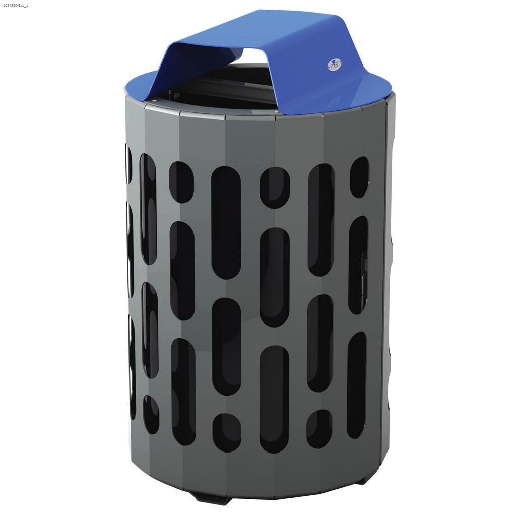 Poubelle Stingray bleue  160  l