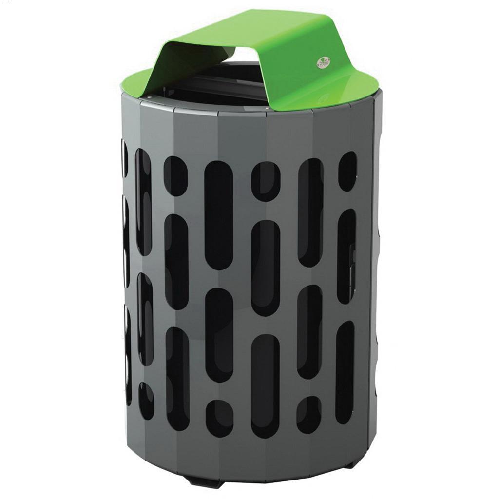 Poubelle Stingray verte  160  l
