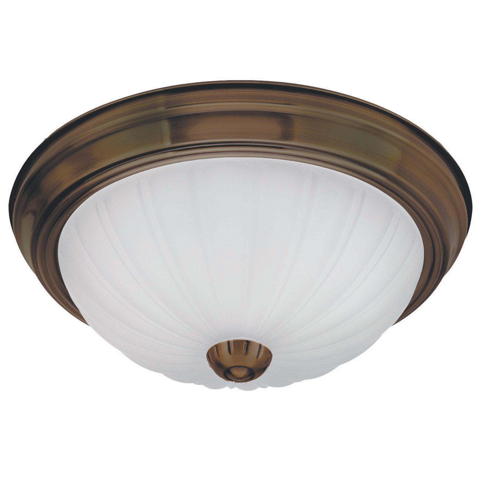 Signature 11" Melon Oil Rubbed Bronze Flush Mount