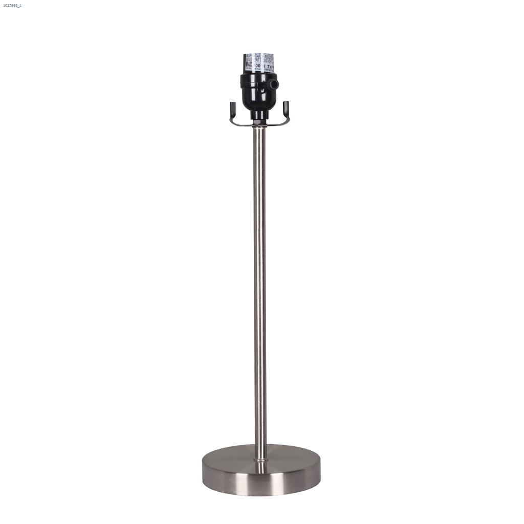 Bâton lumineux à moyenne base en nickel satiné17.5"