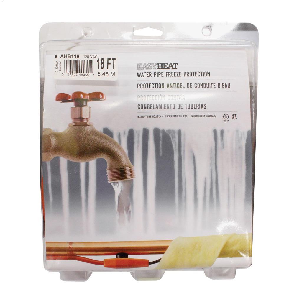 Câble de protection électrique anti-gel AHB EasyHeat™ 18'