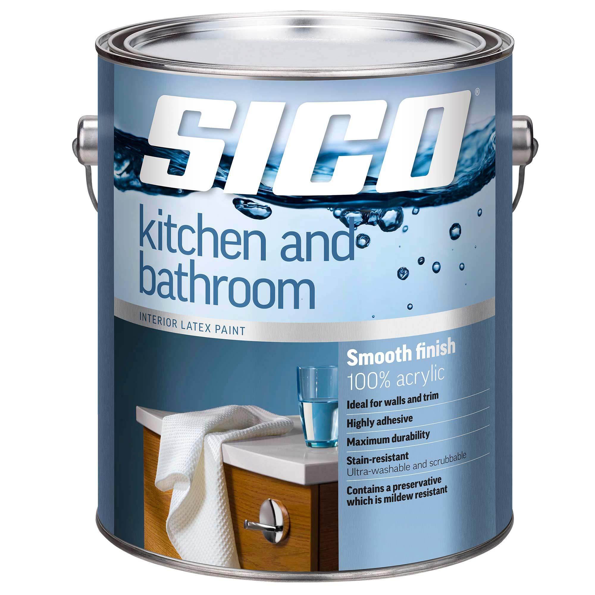Kitchen & Bathroom Paint, Pure White 3.78L