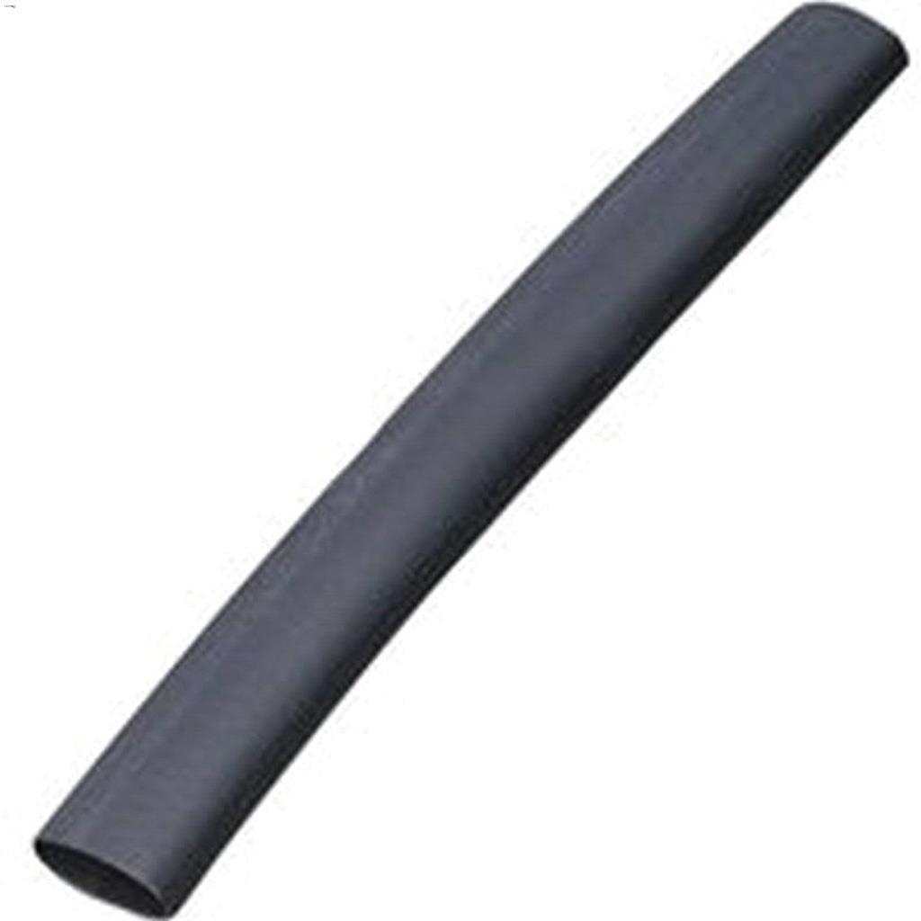 1/8-1/16" x 4" Gaine thermorétractable en polyoléfine noire