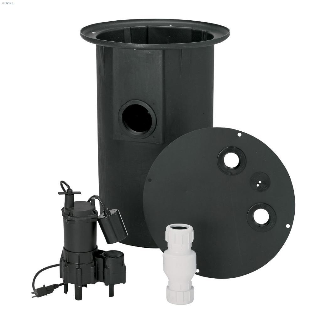 4/10 HP 115V Sewage Pump System
