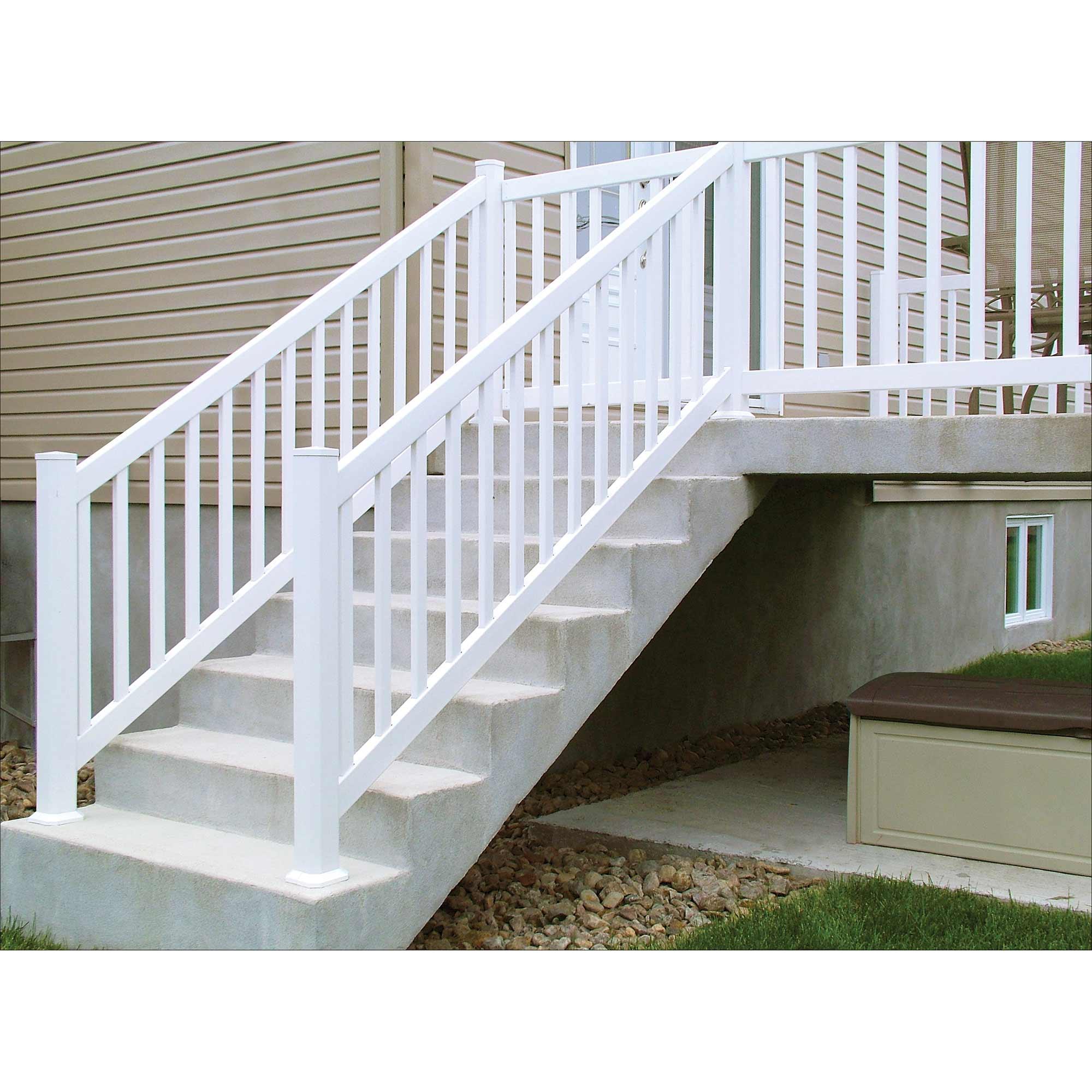 96" x 36" PVC Stair Railing