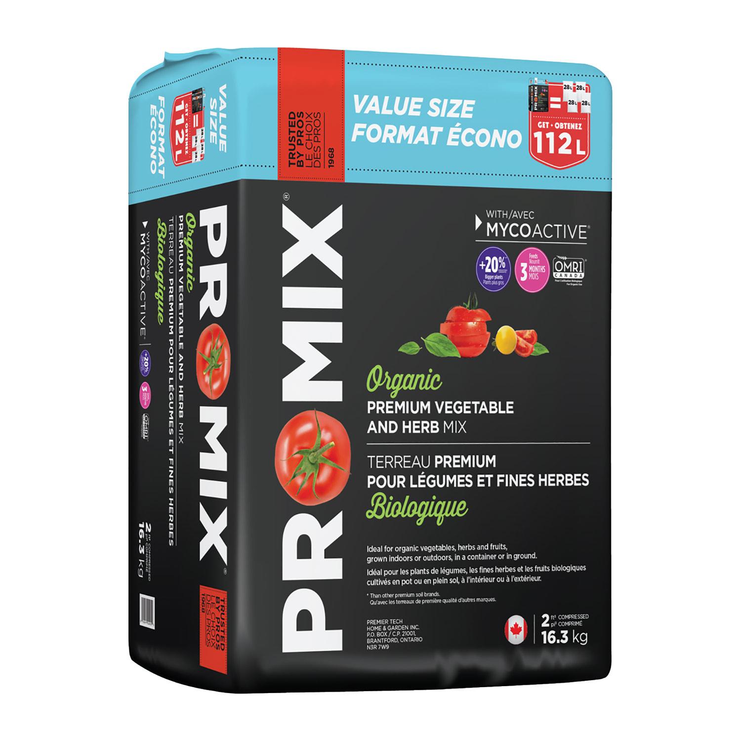 Organic Vegetable & Herb Soil 112 L