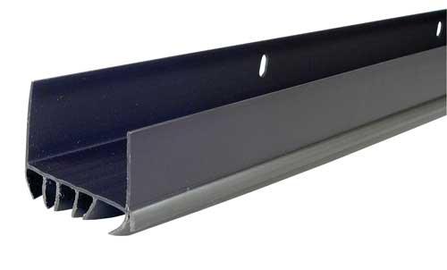 36" Brown Vinyl U-Shape Door Sweep