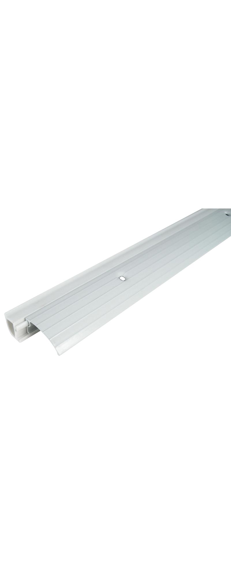36" White Aluminum and Polymer Threshold