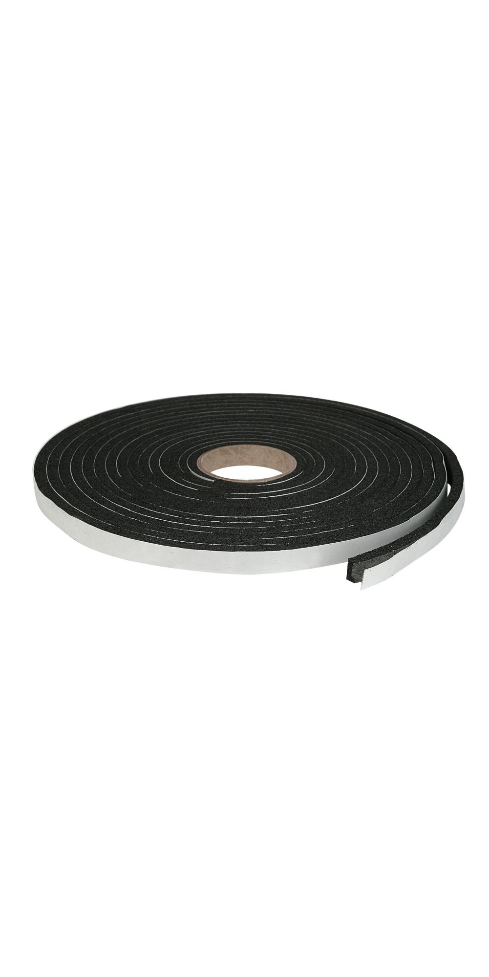 3/16" x 17' Black Neoprene Foam Tape